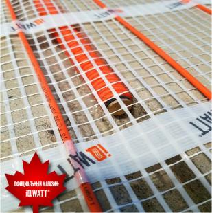Тонкий самоклеящийся греющий мат IQ FLOOR MAT 150 Вт/м.кв 3,5м²
