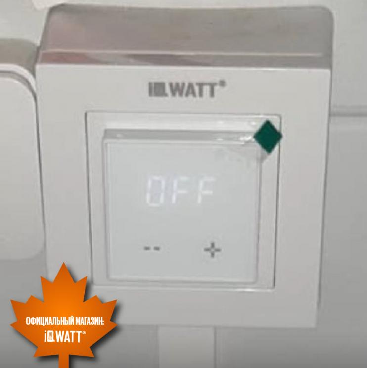 Электронный программируемый термостат IQ THERMOSTAT D шампань WI-FI