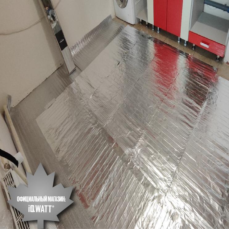 Ультратонкий греющий мат IQ LAMINATE MAT 150 Вт/м.кв - 15,0м²